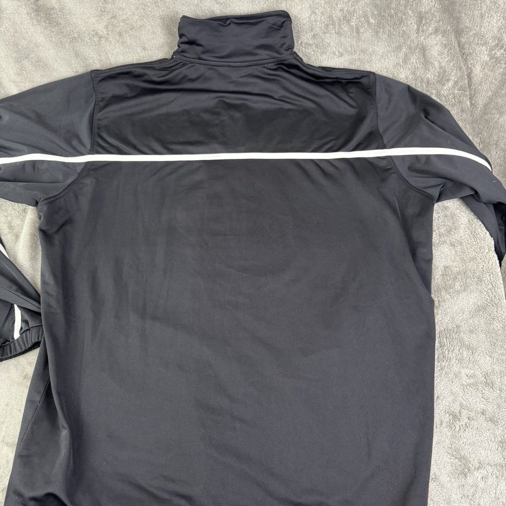 Galex Men's Track Jacket XL Black Full Zip Athletic Training Warm Up NWT Italian - Picture 8 of 8